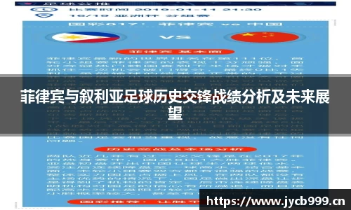 菲律宾与叙利亚足球历史交锋战绩分析及未来展望