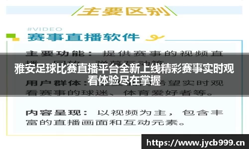 雅安足球比赛直播平台全新上线精彩赛事实时观看体验尽在掌握